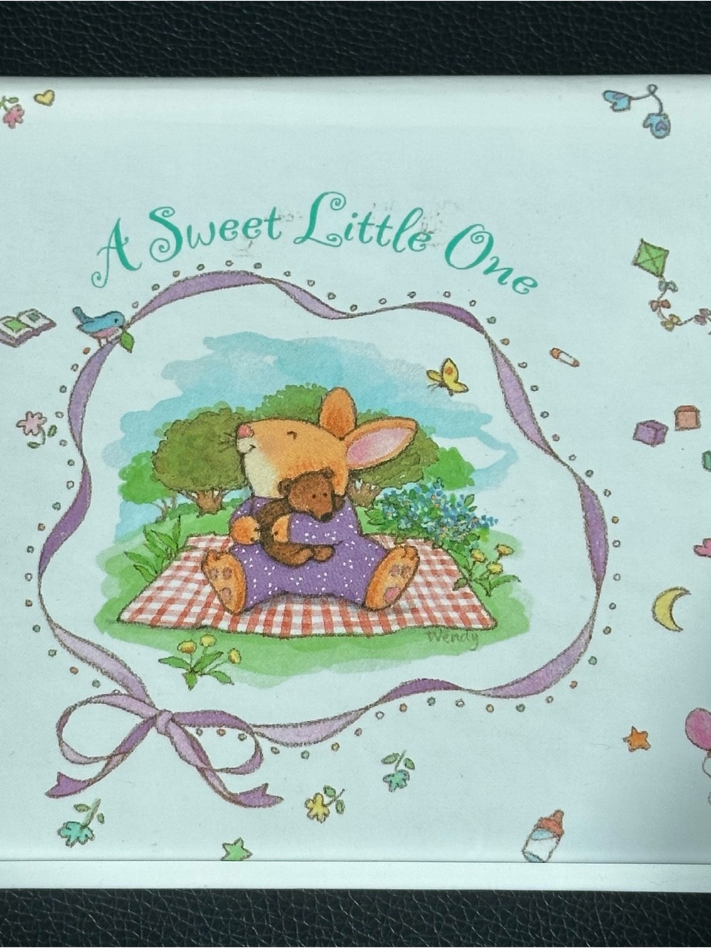 Vtg Hallmark Baby Book Our Sweet Little One Keepsake Album Journal Unused Bunny